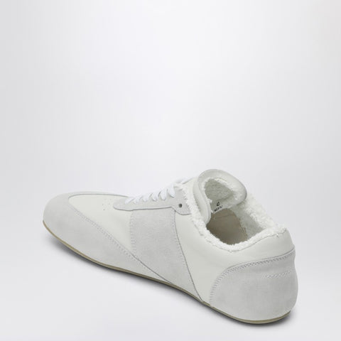 MM6 Maison Margiela MM6 Maison Margiela White leather and suede sneaker