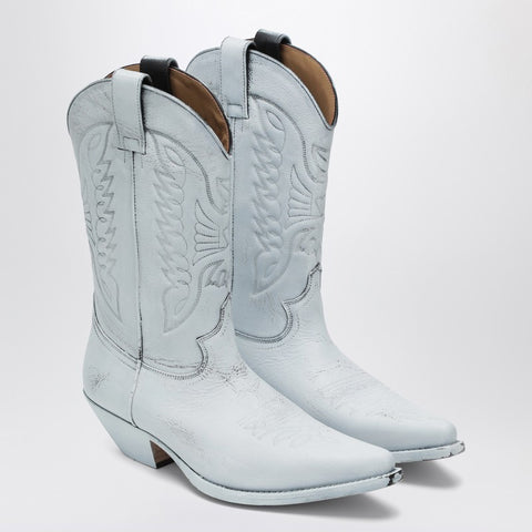 MM6 Maison Margiela MM6 Maison Margiela Black and white Florence cowboy boots
