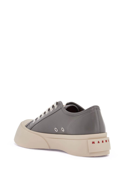 Marni Marni elegant gray calfskin men's sneakers