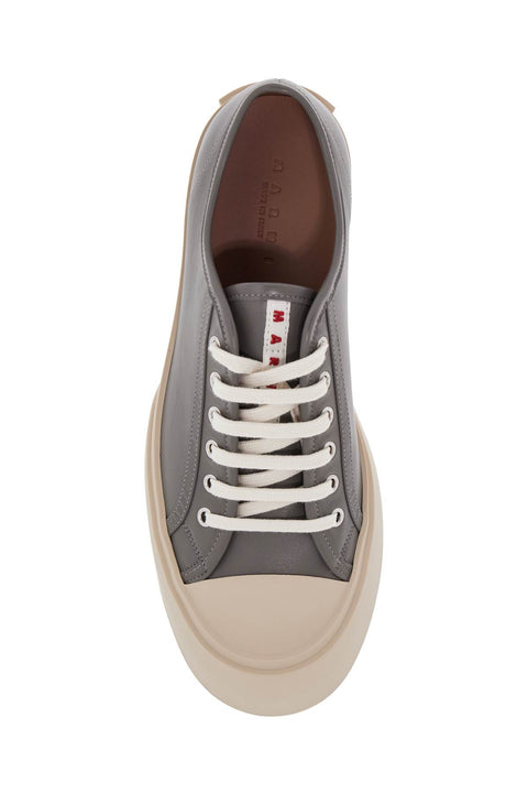 Marni Marni elegant gray calfskin men's sneakers