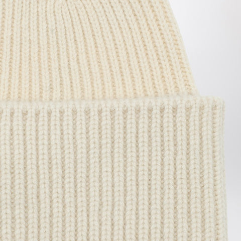 Destin Destin White wool and cashmere beanie