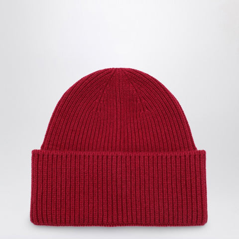 Destin Destin Burgundy wool and cashmere beanie