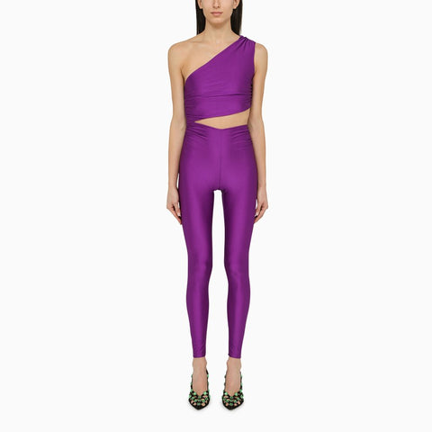 The Andamane THE ANDAMANE Purple symmetrical close-fitting jumpsuit