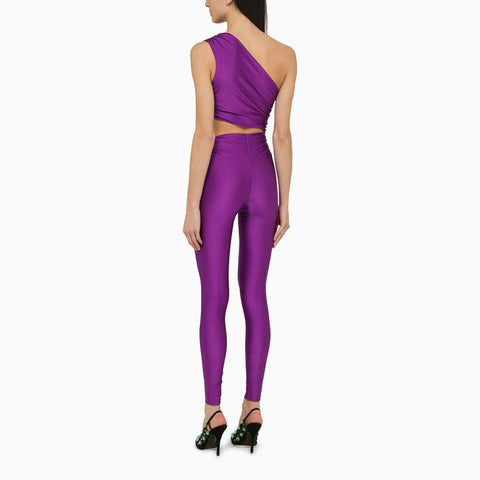 The Andamane THE ANDAMANE Purple symmetrical close-fitting jumpsuit