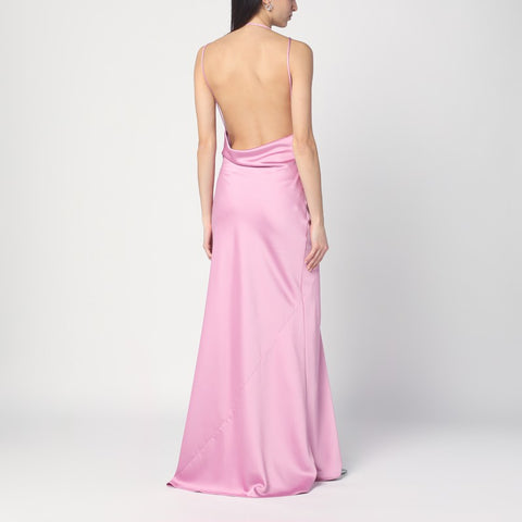The Andamane THE ANDAMANE Pink dress with open back