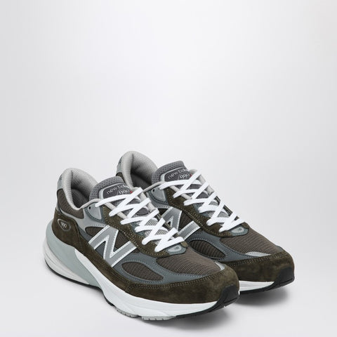 New Balance New Balance Low Made in USA 990v6 olive green trainer