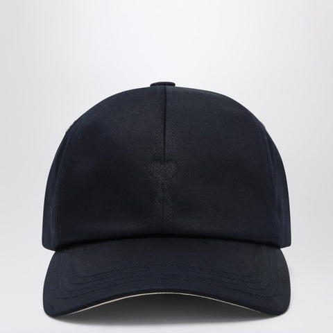 Ami Paris Ami Paris Ami De Coeur navy blue baseball cap
