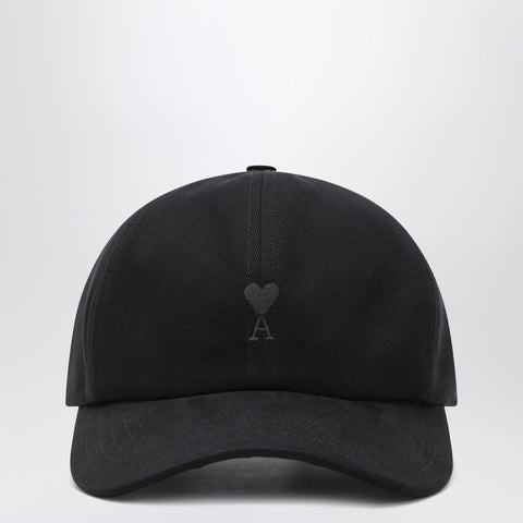 Ami Paris Ami Paris Ami De Coeur black baseball cap