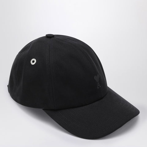 Ami Paris Ami Paris Ami De Coeur black baseball cap