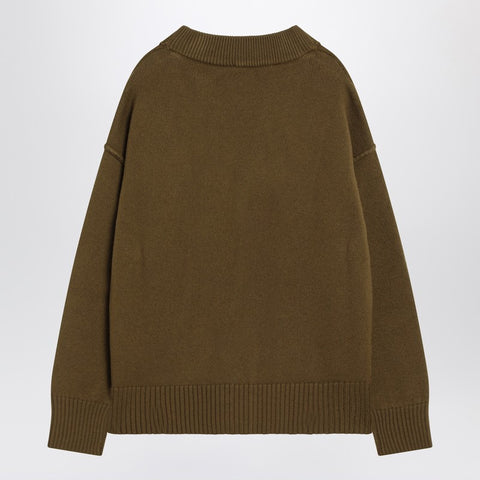 Ami Paris Ami Paris Ami De Coeur bronze cardigan