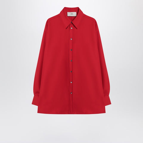 Ami Paris Ami Paris Red wool shirt