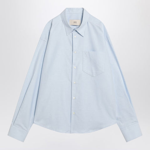 Ami Paris Ami Paris Ami De Coeur light blue shirt