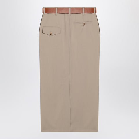 Moschino Moschino Jupe with beige wool skirt