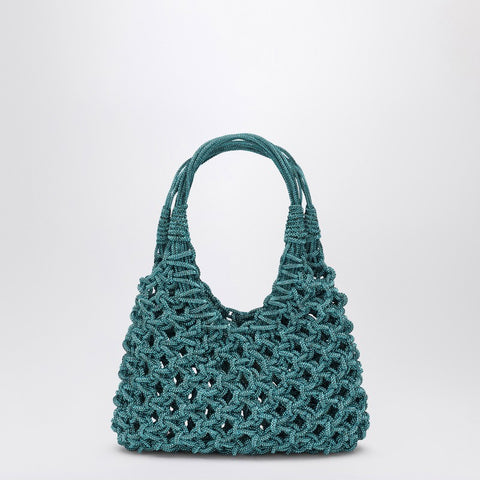 Hibourama Hibourama Aquamarine Vannifique Small bag with crystals