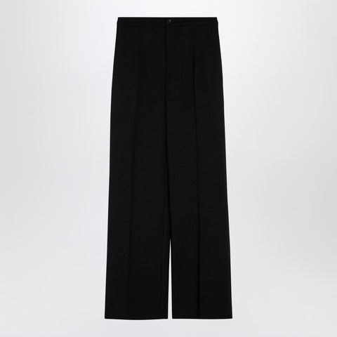 Loulou Studio Loulou Studio Anthracite grey wool palazzo trousers