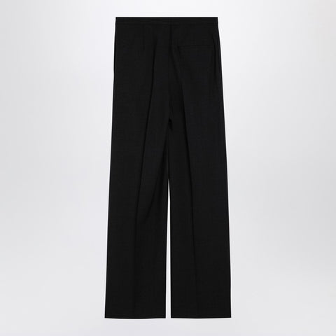 Loulou Studio Loulou Studio Anthracite grey wool palazzo trousers