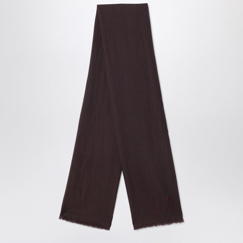 Destin Destin Ebony brown wool scarf