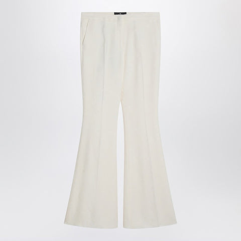 Etro ETRO Flared trousers in ivory viscose