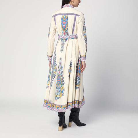 Etro ETRO Cotton chemise dress with Paisley print