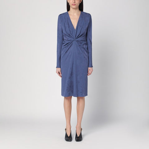 Etro ETRO Jacquard-effect dress in cornflower blue