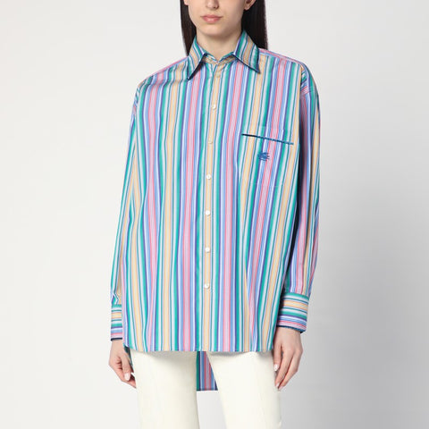 Etro ETRO Multi-coloured striped cotton shirt