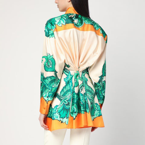 Etro ETRO Floral print shirt with knotted detail