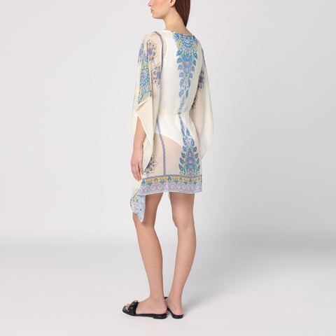 Etro ETRO Short printed silk caftan