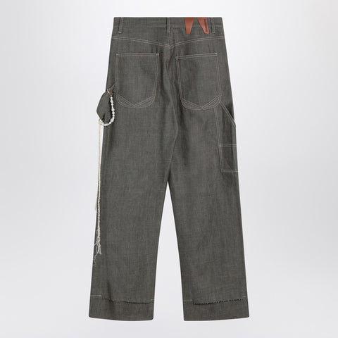 Darkpark DARKPARK Grey cotton Lisa trousers