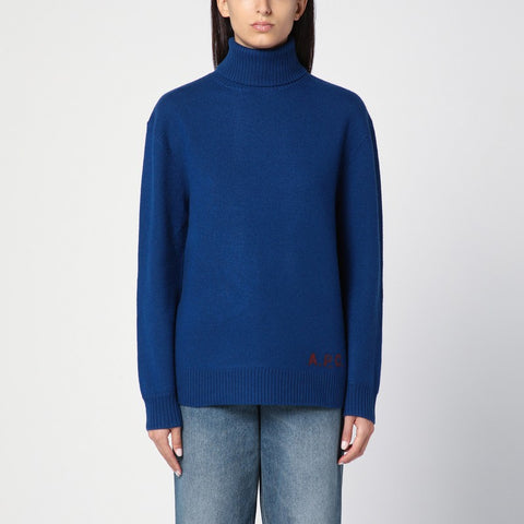 A.P.C. A.P.C. Blue wool turtleneck sweater