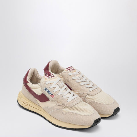 Autry AUTRY Sneakers Reelwind Low ecrù/bordeaux