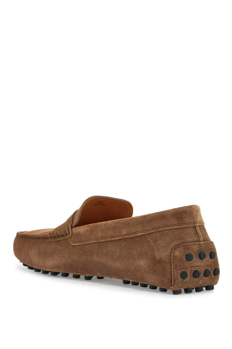Tod'S Tod'S light walnut leather driving moccasin