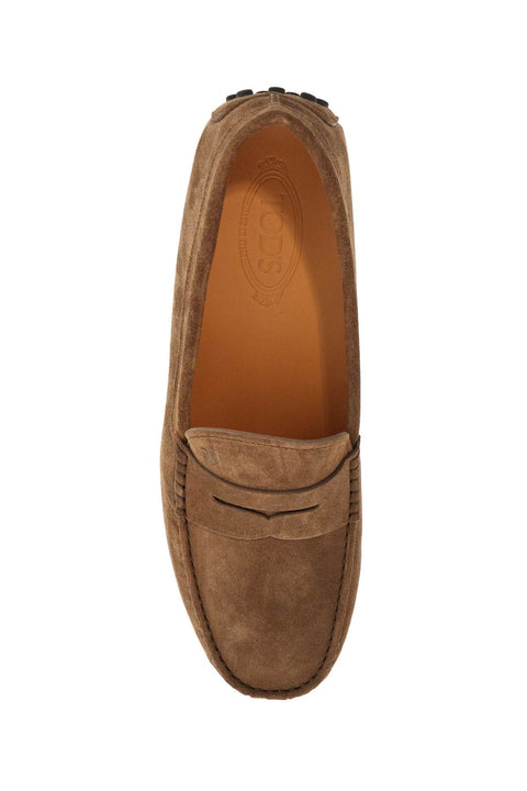Tod'S Tod'S light walnut leather driving moccasin