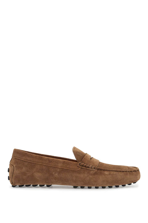 Tod'S Tod'S light walnut leather driving moccasin