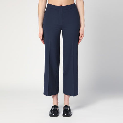 Semicouture Semicouture Blue Amandine trumpet trousers