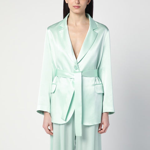 Semicouture Semicouture Christiana jacket in aqua green