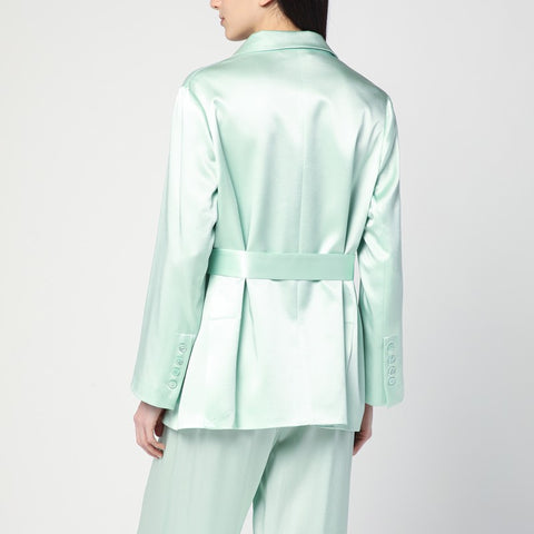Semicouture Semicouture Christiana jacket in aqua green