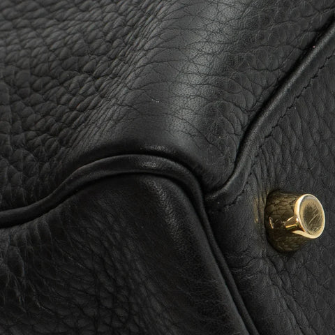 Hermes Kelly 35 bag in black leather